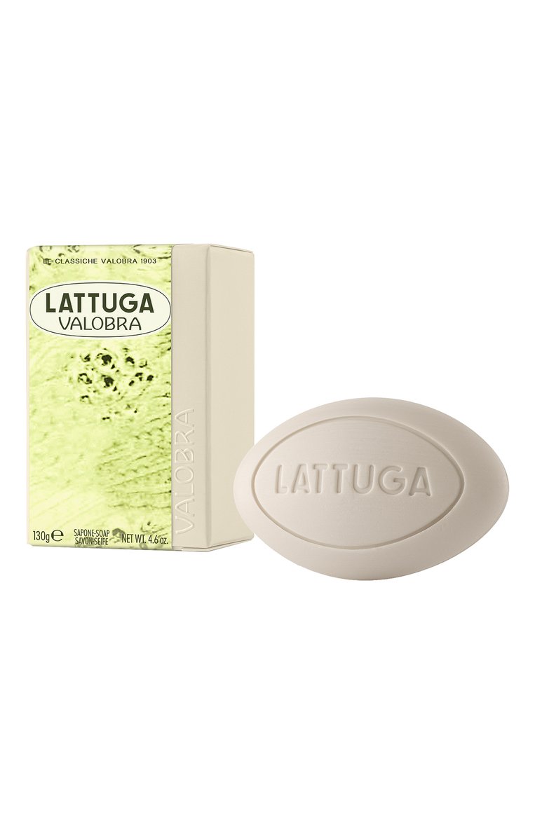 Твердое туалетное мыло lattuga (45g) VALOBRA бесцветного цвета, арт. 403021 | Фото 1 (Нос: Не проставлено; Региональные ограничения белый список (Axapta Mercury): Не проставлено; Тип продукта: Мыло; Назначение: Для тела)