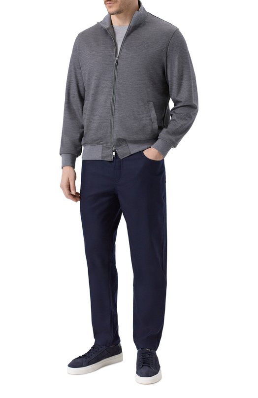 Шерстяная толстовка MVST 13M468.VP00.MUST. Серый  13M468.VP00.MUST. Фото 2