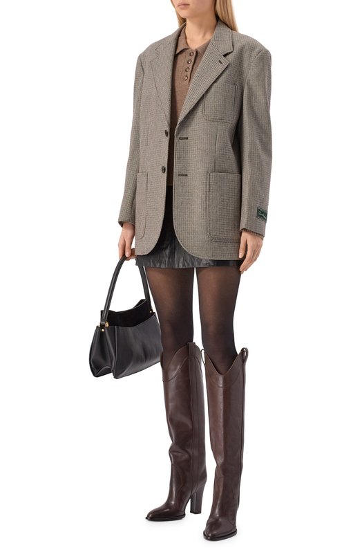 Кожаные сапоги Lavinia 100 Paris Texas PX1810/XLTVT Коричневый  PX1810/XLTVT Фото 3