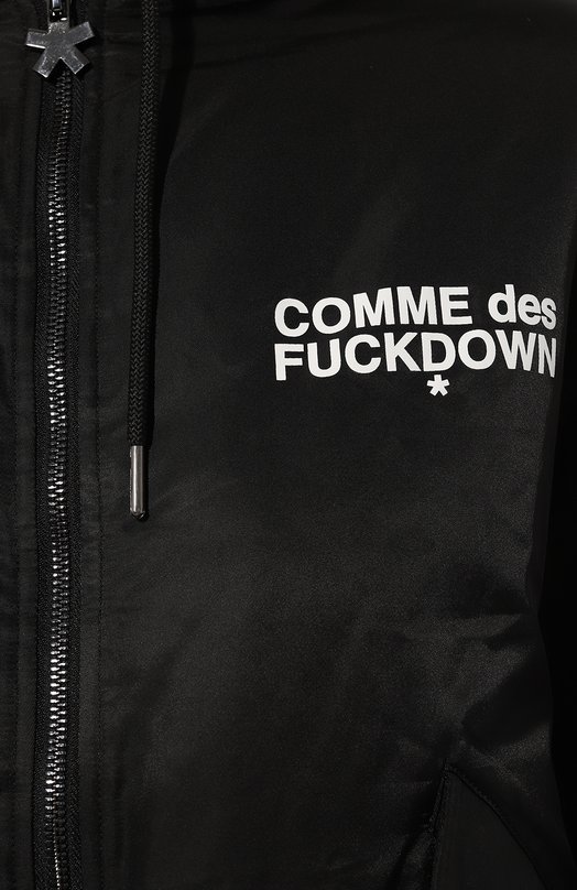 Утепленный бомбер Comme des Fuckdown CFABW01004 Чёрный  CFABW01004 Фото 5