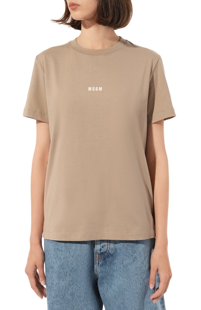 Хлопковая футболка MSGM, арт. 3541MDM500/237798, фото 1