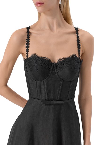 Платье изо льна и шелка ZIMMERMANN, арт. 5179DF251, фото 4