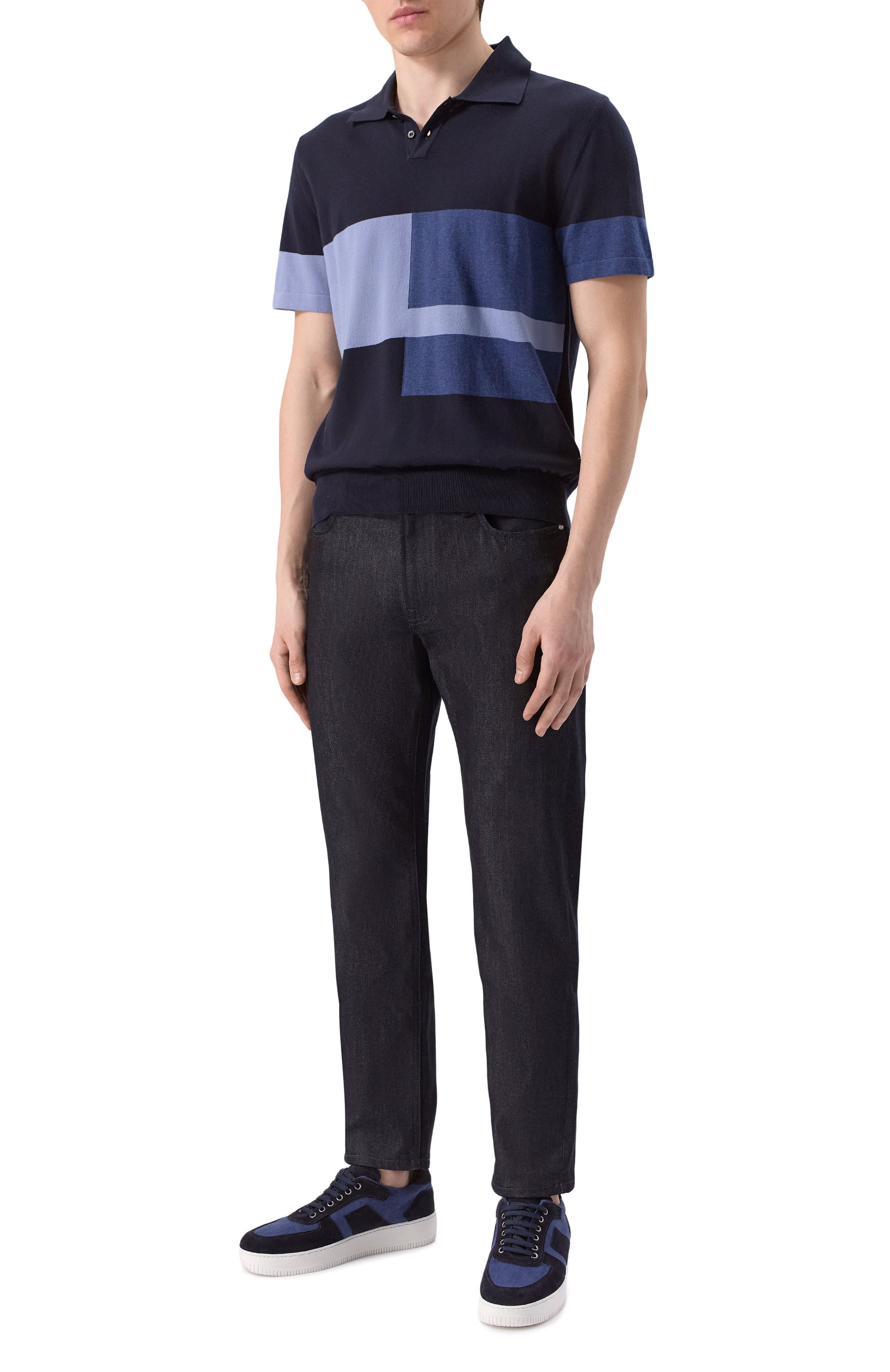 Хлопковое поло CORNELIANI, арт. 25M587-2525136, фото 2