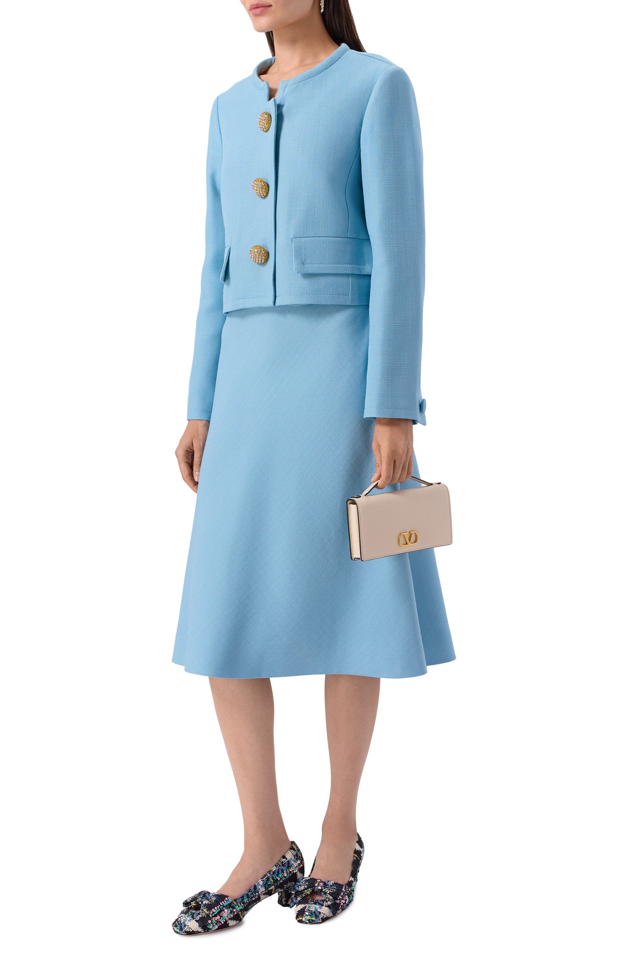 Юбка из вискозы VALENTINO, арт. 7B3RADK0/98T, фото 2