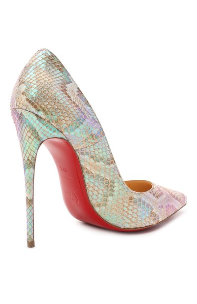 Кожаные туфли so kate 120  CHRISTIAN LOUBOUTIN, арт. so kate 120 python sirene, фото 4
