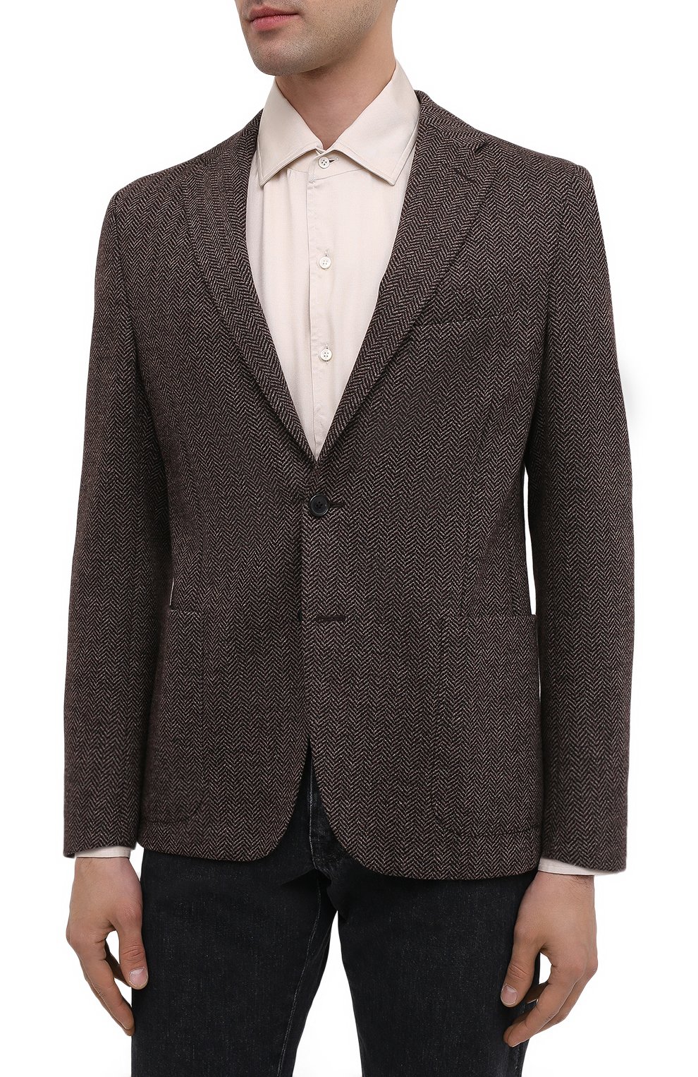 Пиджак из хлопка и шерсти CORNELIANI, арт. 86X213-0816810/90, фото 3