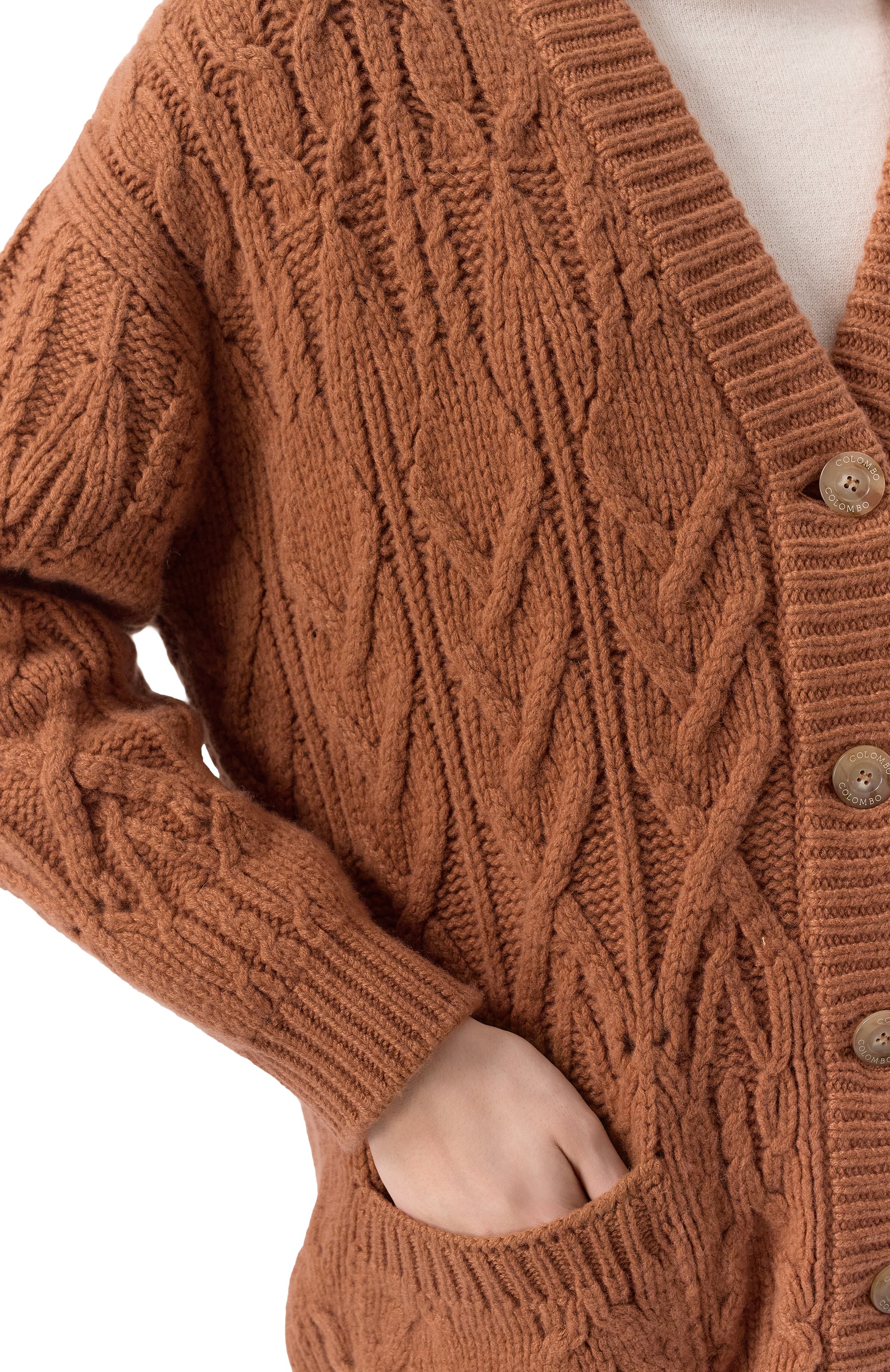 Кашемировый кардиган COLOMBO, арт. MA04321/1-1.8KC, фото 5