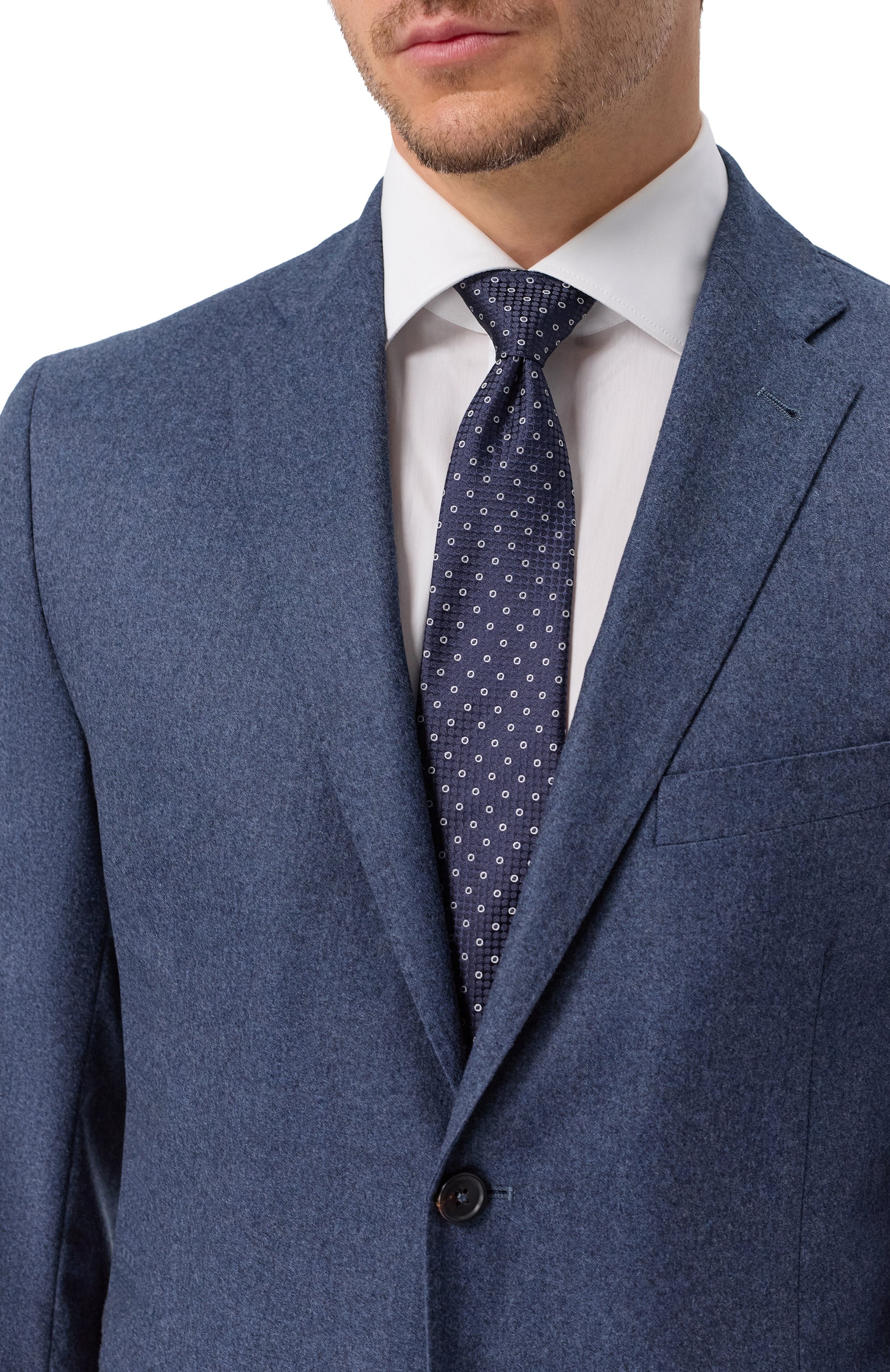 Шелковый галстук CANALI, арт. 18/HJ04522, фото 2