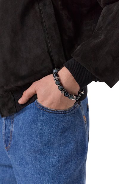 Браслет ангелы и демоны GL JEWELRY темно-синего цвета по цене 36000 руб., арт. PB788, фото 2 Браслет ангелы и демоны GL JEWELRY, арт. PB788, фото 2