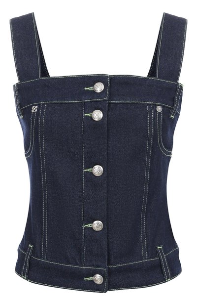 Женский джинсовый топ OFF-WHITE, арт. 0WYP009S25DEN0014600