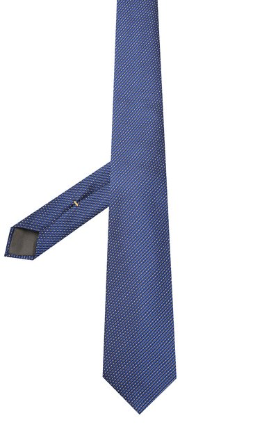 Шелковый галстук CANALI синего цвета по цене 10600 руб., арт. 18/HJ02620, фото 2 Шелковый галстук CANALI, арт. 18/HJ02620, фото 2