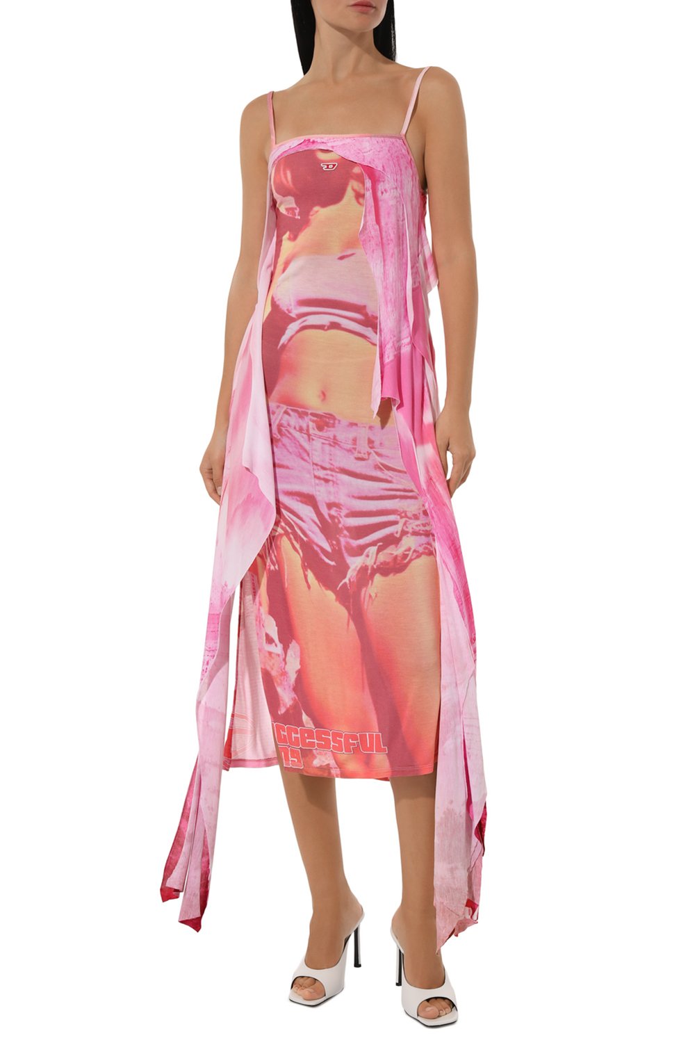 Платье из вискозы DIESEL, арт. A14054/0AJCL, фото 2