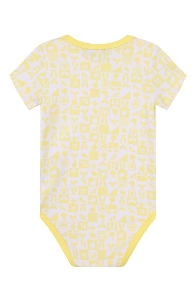 Комплект из боди и комбинезона SASHA KIM желтого цвета по цене 4000 руб., арт. SK-00000955, фото 3 Комплект из боди и комбинезона SASHA KIM, арт. SK-00000955, фото 3