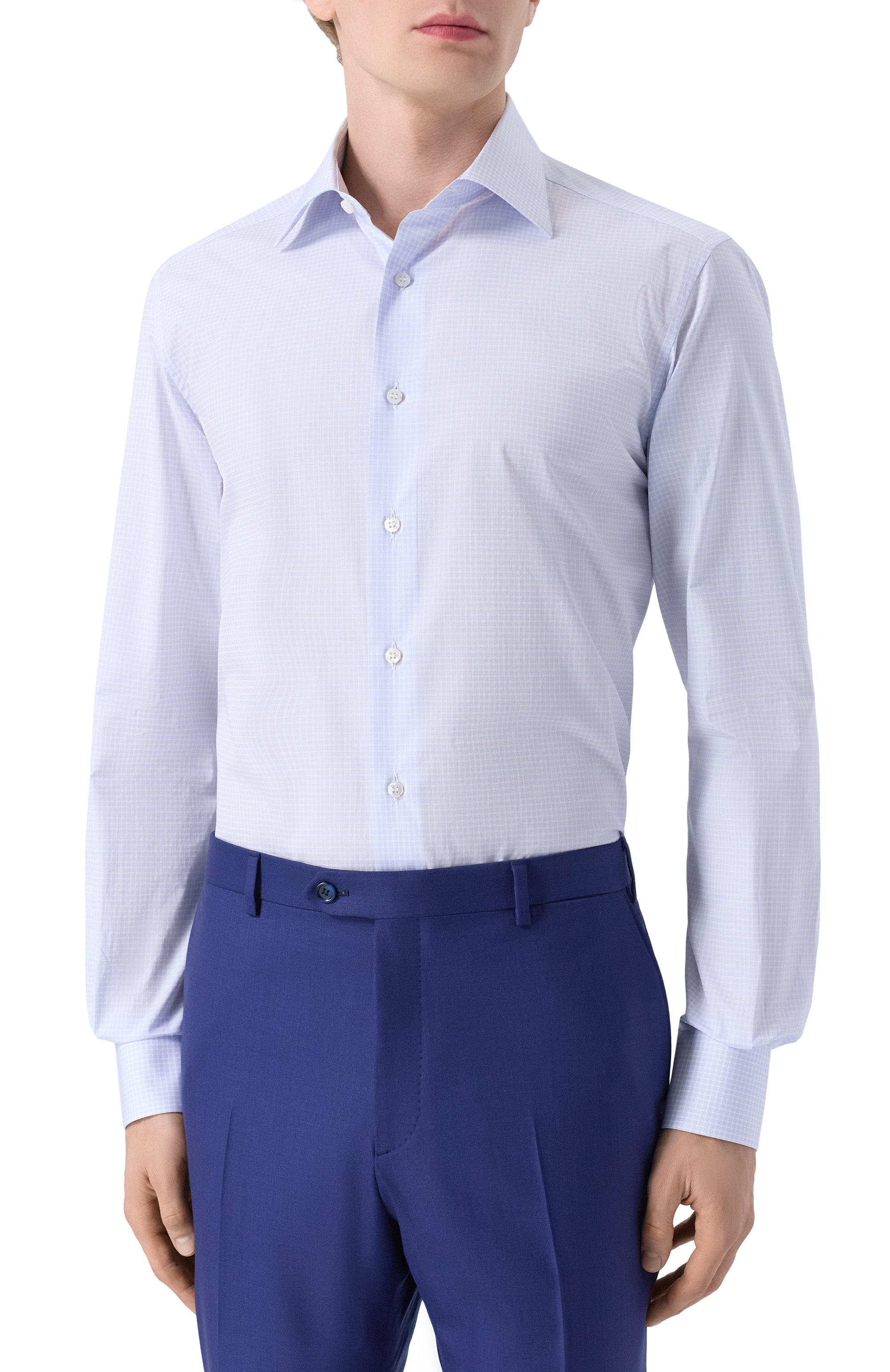 Хлопковая сорочка STEFANO RICCI, арт. MC003678/BN3008, фото 3