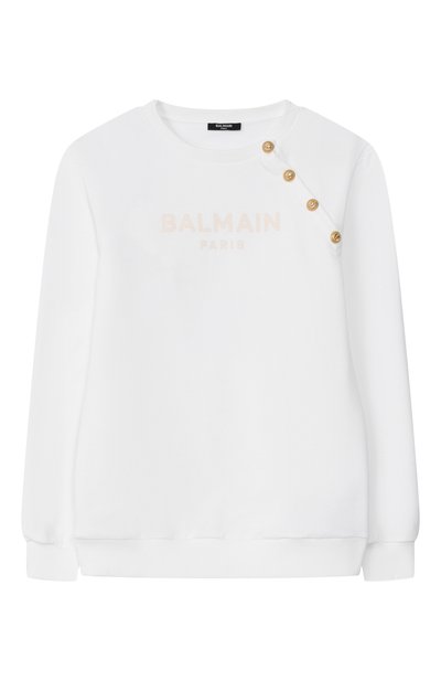 Хлопковый свитшот BALMAIN, арт. BY4P00
