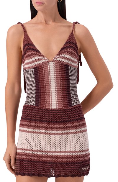 Хлопковое платье THE ATTICO, арт. 250WCA00417/CCC105AA/423, фото 3