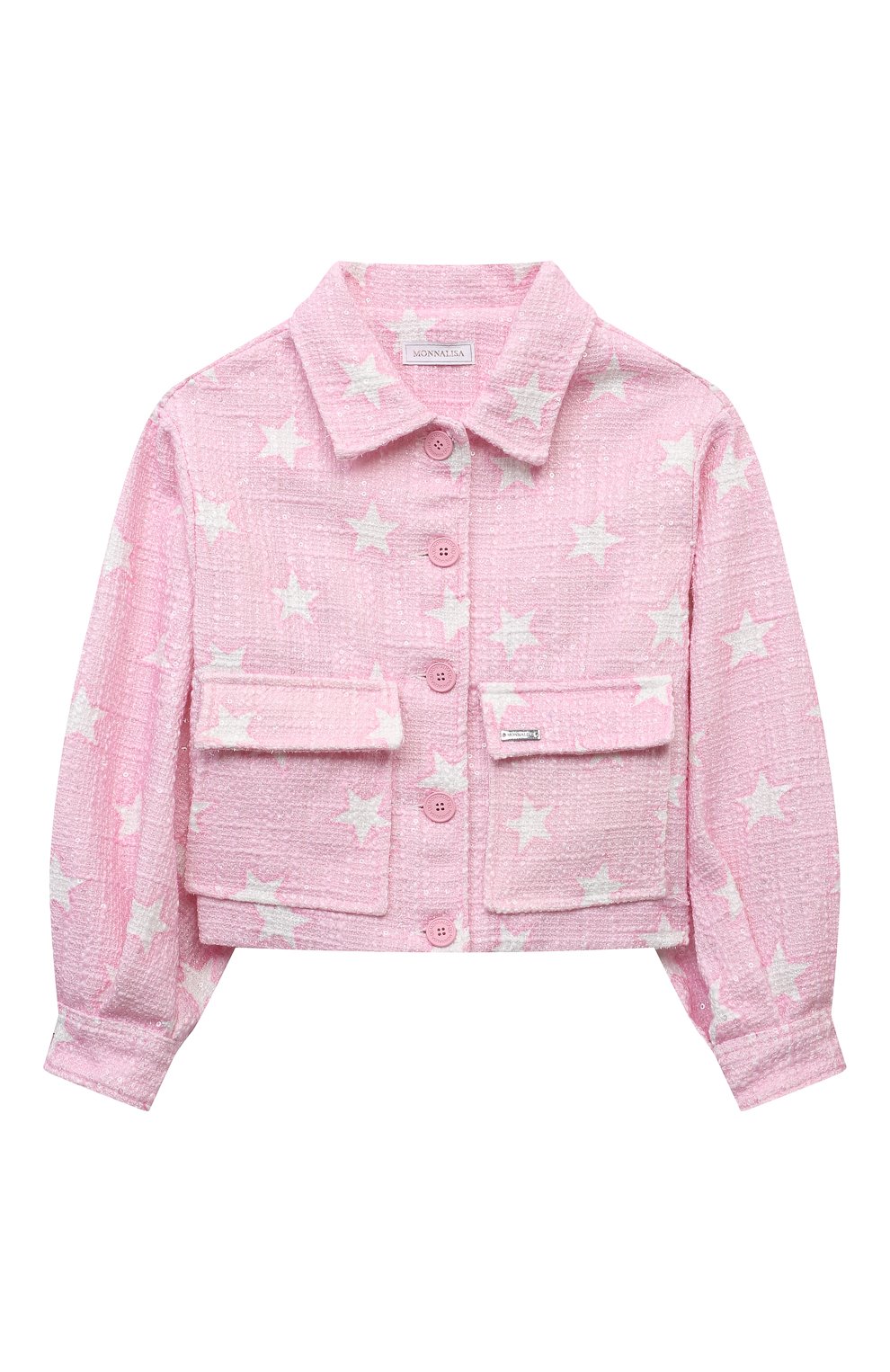 Твидовый жакет MONNALISA, арт. 11C103, фото 1