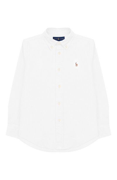 Рубашка из хлопка и льна RALPH LAUREN, арт. 322737246