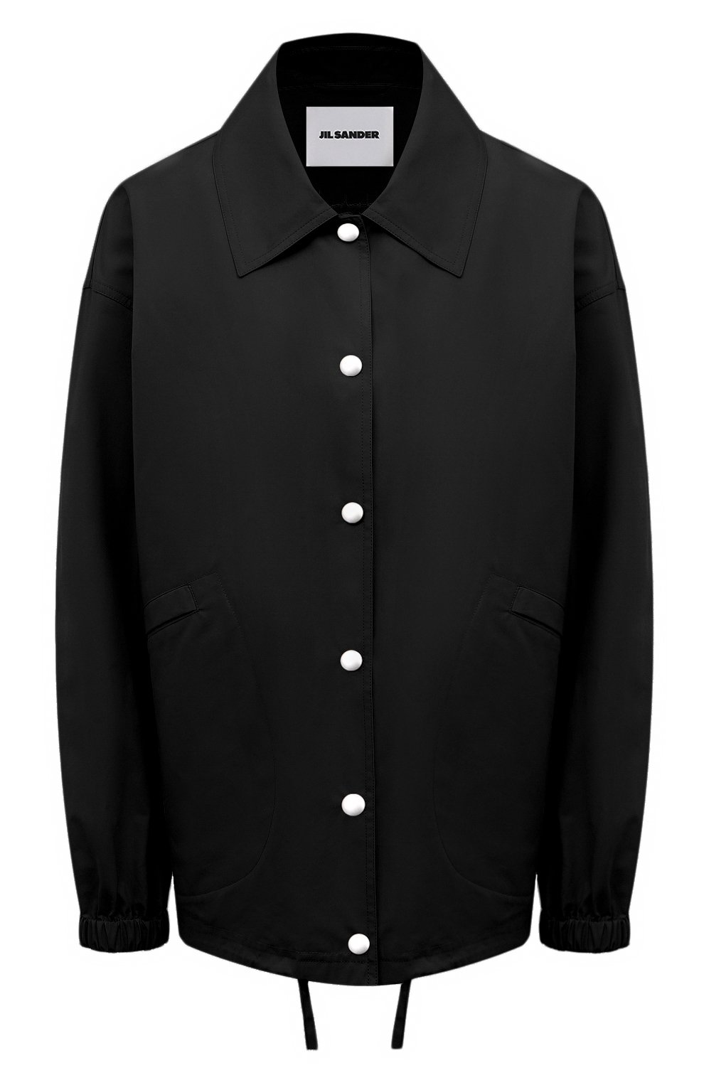 Хлопковая куртка JIL SANDER черного цвета по цене 161500 руб., арт. J04AM0001-J45063, фото 1 Хлопковая куртка JIL SANDER, арт. J04AM0001-J45063, фото 1
