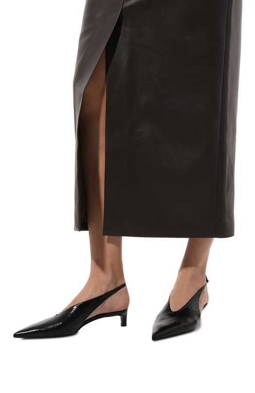 Кожаные туфли Jil Sander J15WP0128/P6521 Чёрный  J15WP0128/P6521 Фото 3
