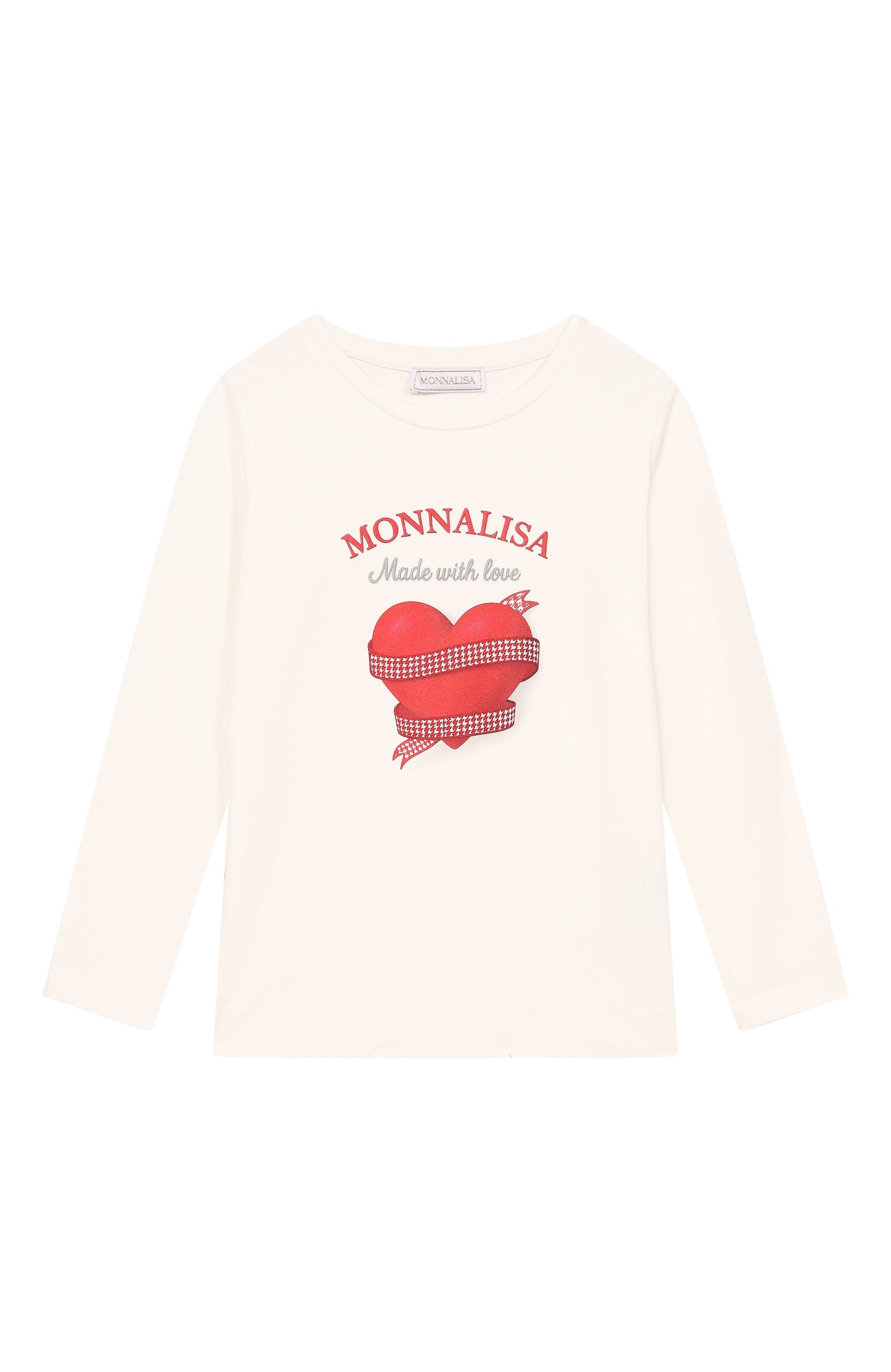 Хлопко вый лонгслив MONNALISA, арт. 11H625, фото 1