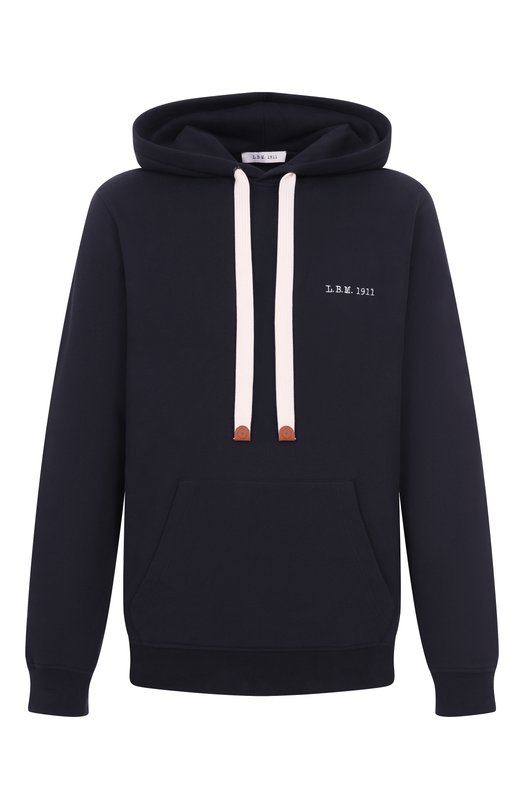 Хлопковое худи L.B.M. 1911 6367/59541 Чёрный 6367/59541