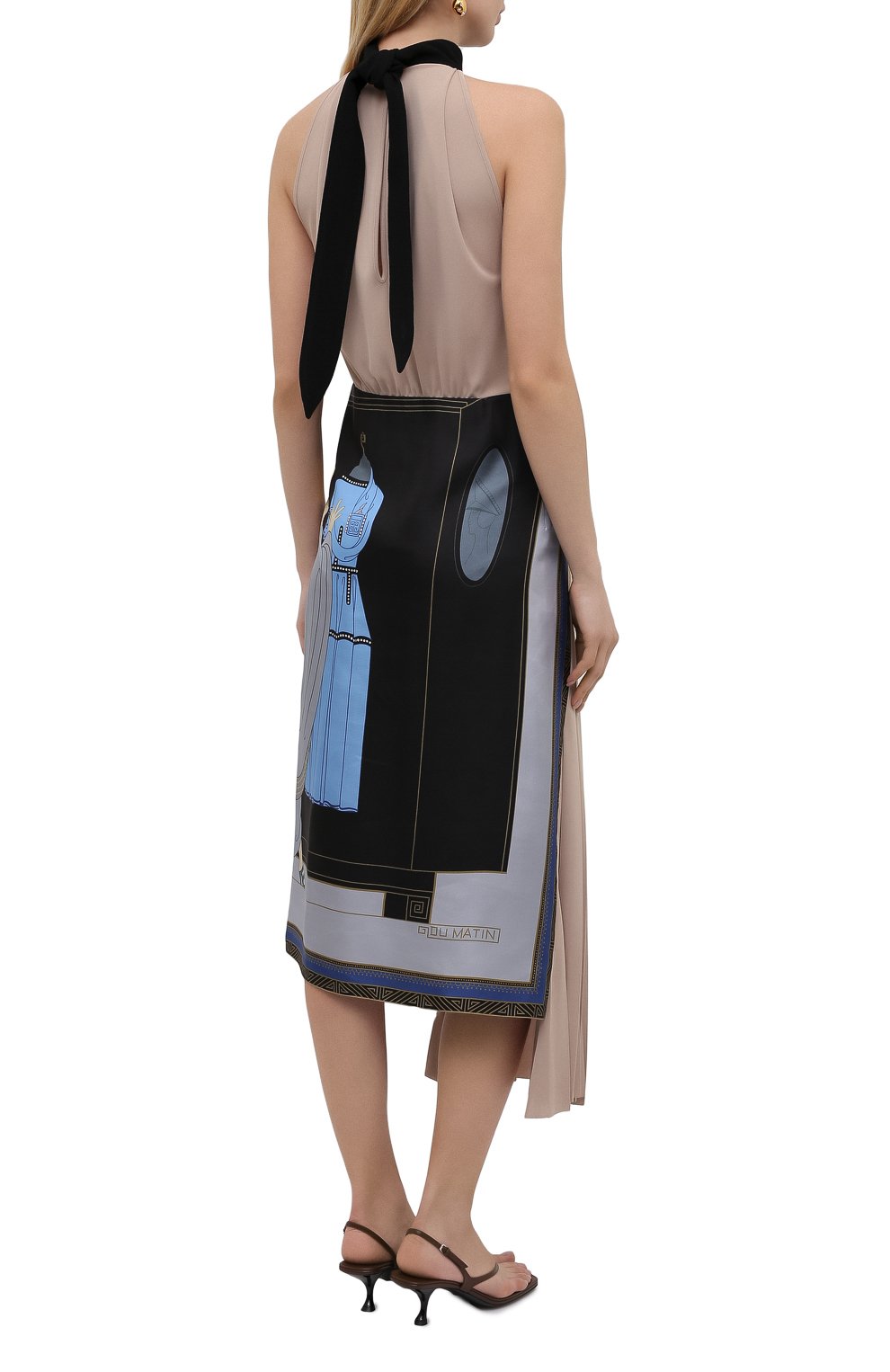 Шелковое платье LANVIN разноцветного цвета по цене 243000 руб., арт. RW-DR337I-4844-P21, фото 4 Шелковое платье LANVIN, арт. RW-DR337I-4844-P21, фото 4