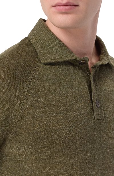 Льняное поло KITON, арт. UMK0982, фото 5