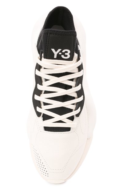 Кожаные кроссовки y-3 kaiwa Y-3 белого цвета по цене 44250 руб., арт. FZ4326/W, фото 5 Кожаные кроссовки y-3 kaiwa Y-3, арт. FZ4326/W, фото 5