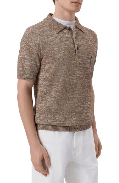 Поло из хлопка и шерсти MAISON MARGIELA, арт. S50GL0062/M13152, фото 3