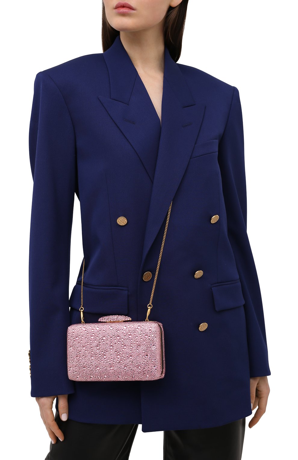 Клатч VALENTINO розового цвета по цене 566500 руб., арт. VW2B0I31/FEI, фото 5 Клатч VALENTINO, арт. VW2B0I31/FEI, фото 5