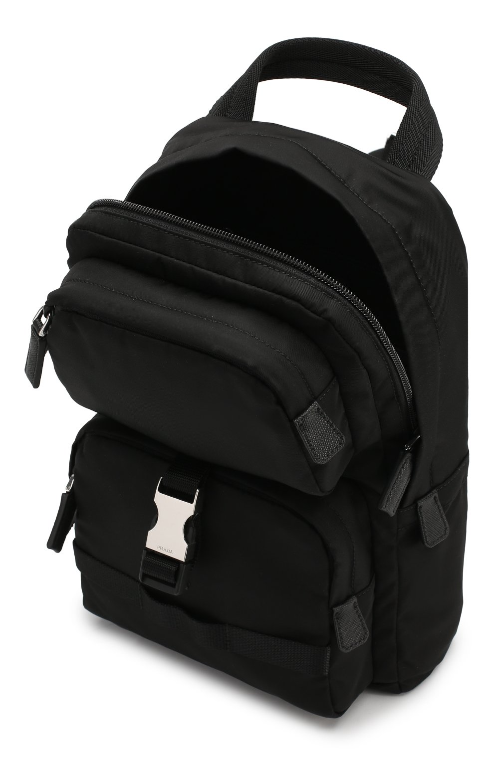 Текстильный рюкзак на одно плечо PRADA, арт. 2VZ013-973-F0002-OOO, фото 4