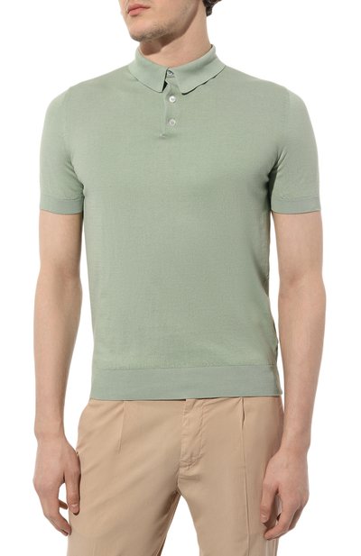 Хлопковое поло FEDELI, арт. 6UED5910, фото 3