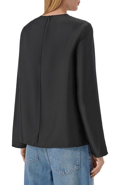 Шелковая блузка LOULOU DE SAISON, арт. AZAE, фото 4