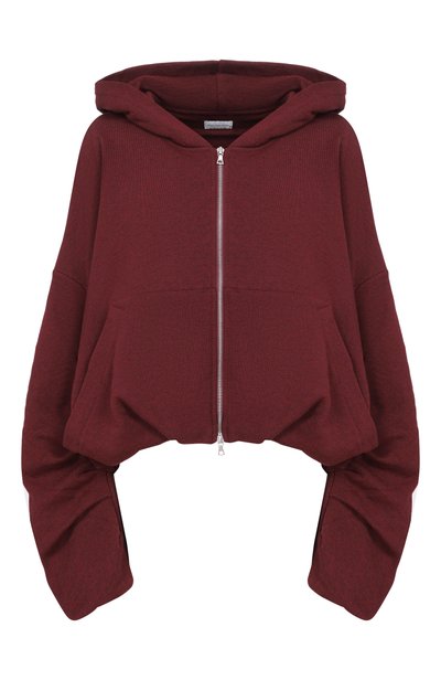 Женский хлопковая толстовка DRIES VAN NOTEN, арт. 131107/4612