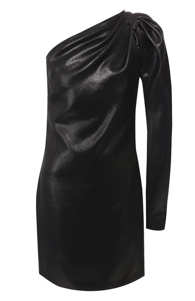 Женское платье на одно плечо VICTORIA, VICTORIA BECKHAM, арт. DRVV 602 PSS19 FLUID LUREX BLEND