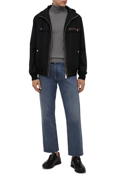 Кроссовки из кожи аллигатора KITON, арт. USSFREEN00102/AMIS, фото 2