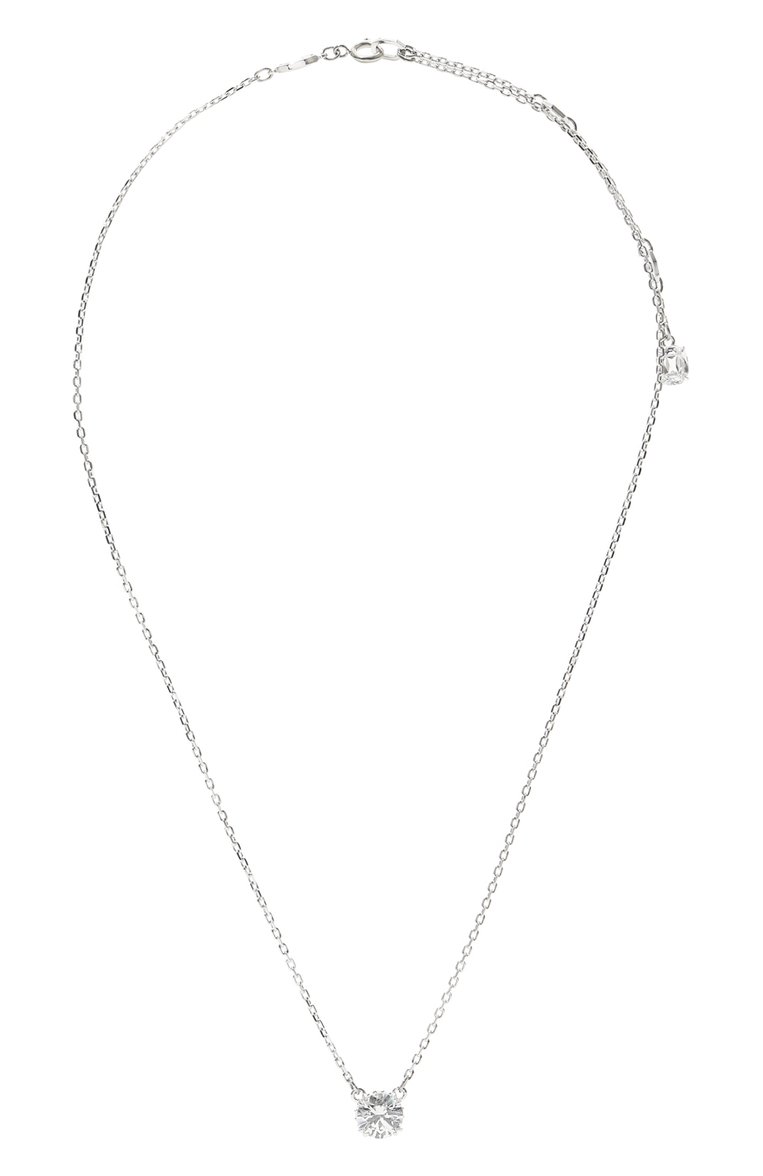 Женская кулон на цепочке constella SWAROVSKI серебряного цвета, арт. 5636706 | Фото 1 (Нос: Не проставлено; Региональные ограничения белый список (Axapta Mercury): Не проставлено; Материал: Металл, Кристаллы)