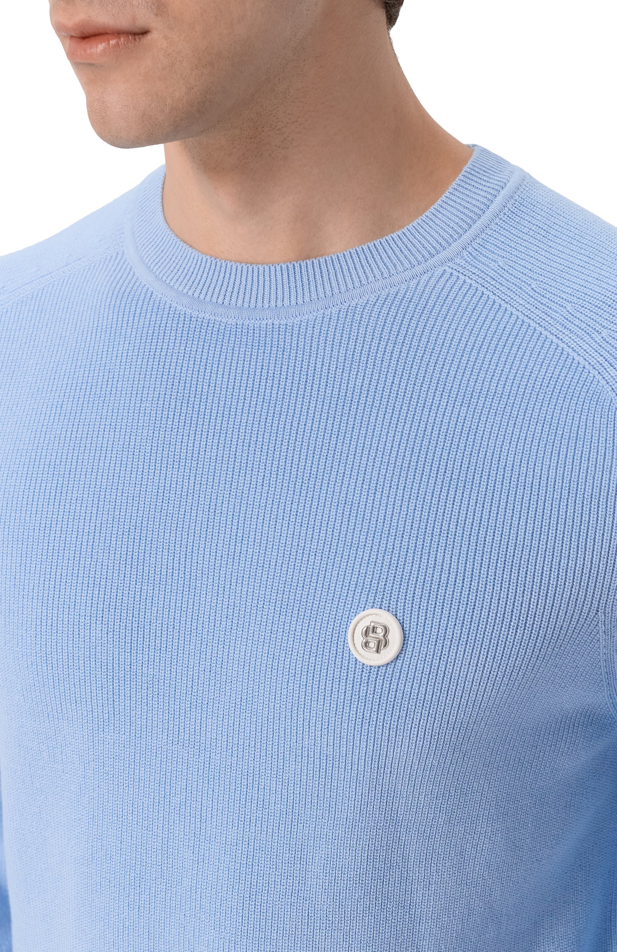 Хлопковый джемпер BOSS, арт. 50555124, фото 5