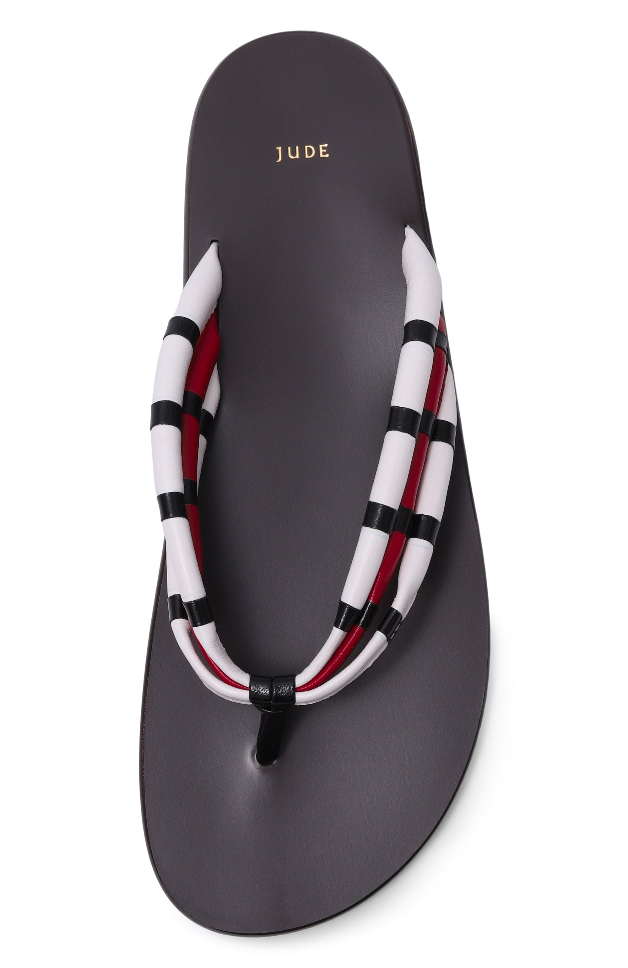 Кожаные шлепанцы path JUDE разноцветного цвета по цене 77900 руб., арт. PATH FLAT/LEATHER, фото 6 Кожаные шлепанцы path JUDE, арт. PATH FLAT/LEATHER, фото 6