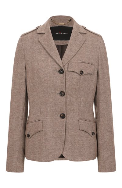 Женский жакет из шерсти и кашемира KITON, арт. D58511K0561G02