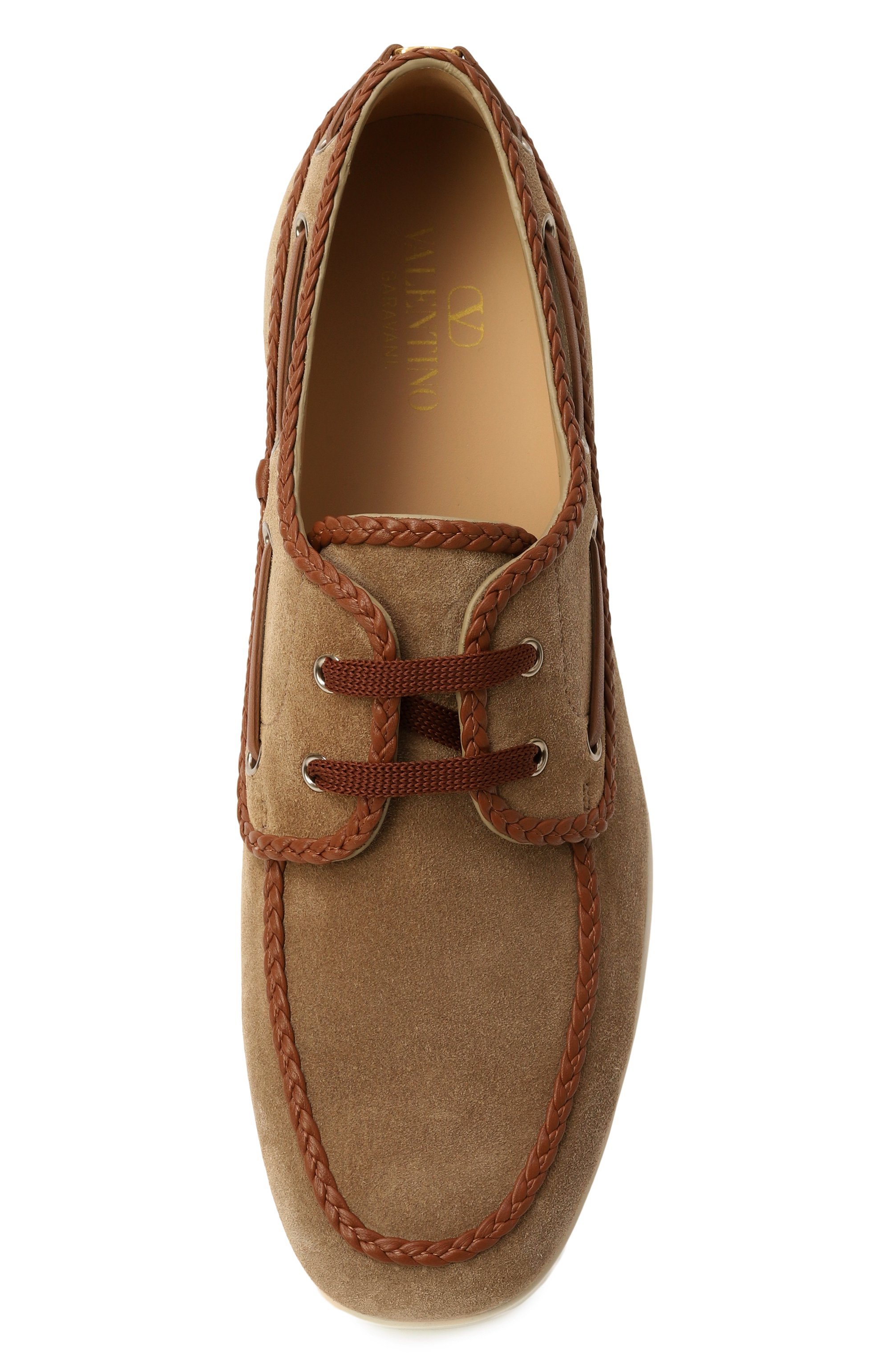 Замшевые топсайдеры palm avenue VALENTINO, арт. 7Y2S0J38/VNN, фото 6