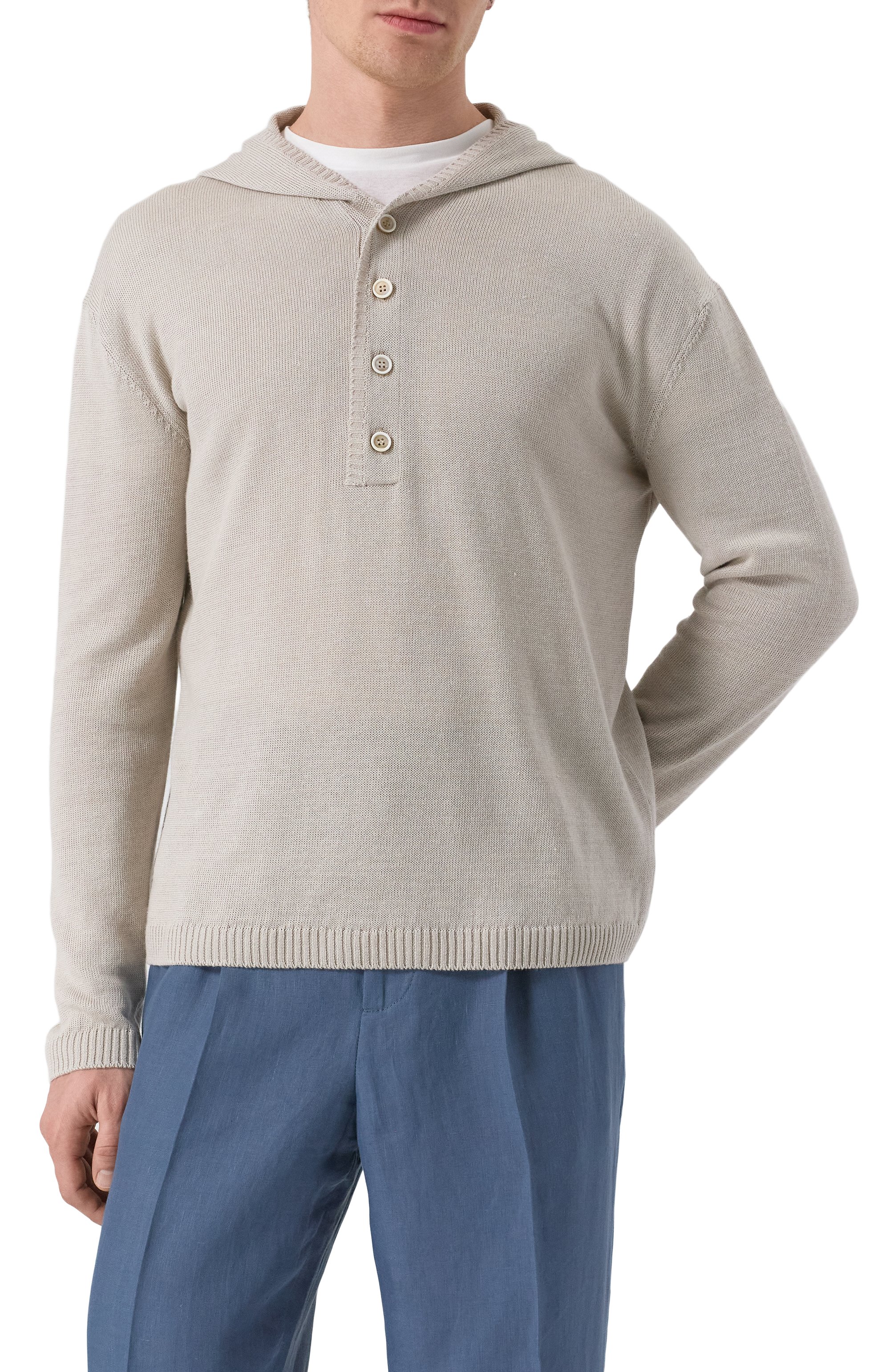 Худи изо льна и кашемира MVST, арт. 25E/X1P/0/A003/7639, фото 3