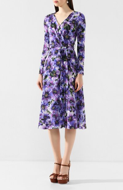 Шелковое платье DOLCE & GABBANA, арт. F6I0VT/IS1A1, фото 3