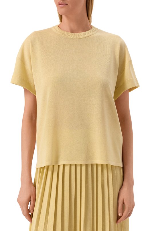 Пуловер из вискозы Freeage LW25.JM120.7000.801 Жёлтый  LW25.JM120.7000.801 Фото 3