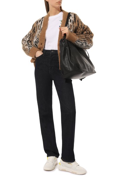 Кожаные кеды MSGM белого цвета по цене 46550 руб., арт. 3441MDS602 682, фото 2 Кожаные кеды MSGM, арт. 3441MDS602 682, фото 2