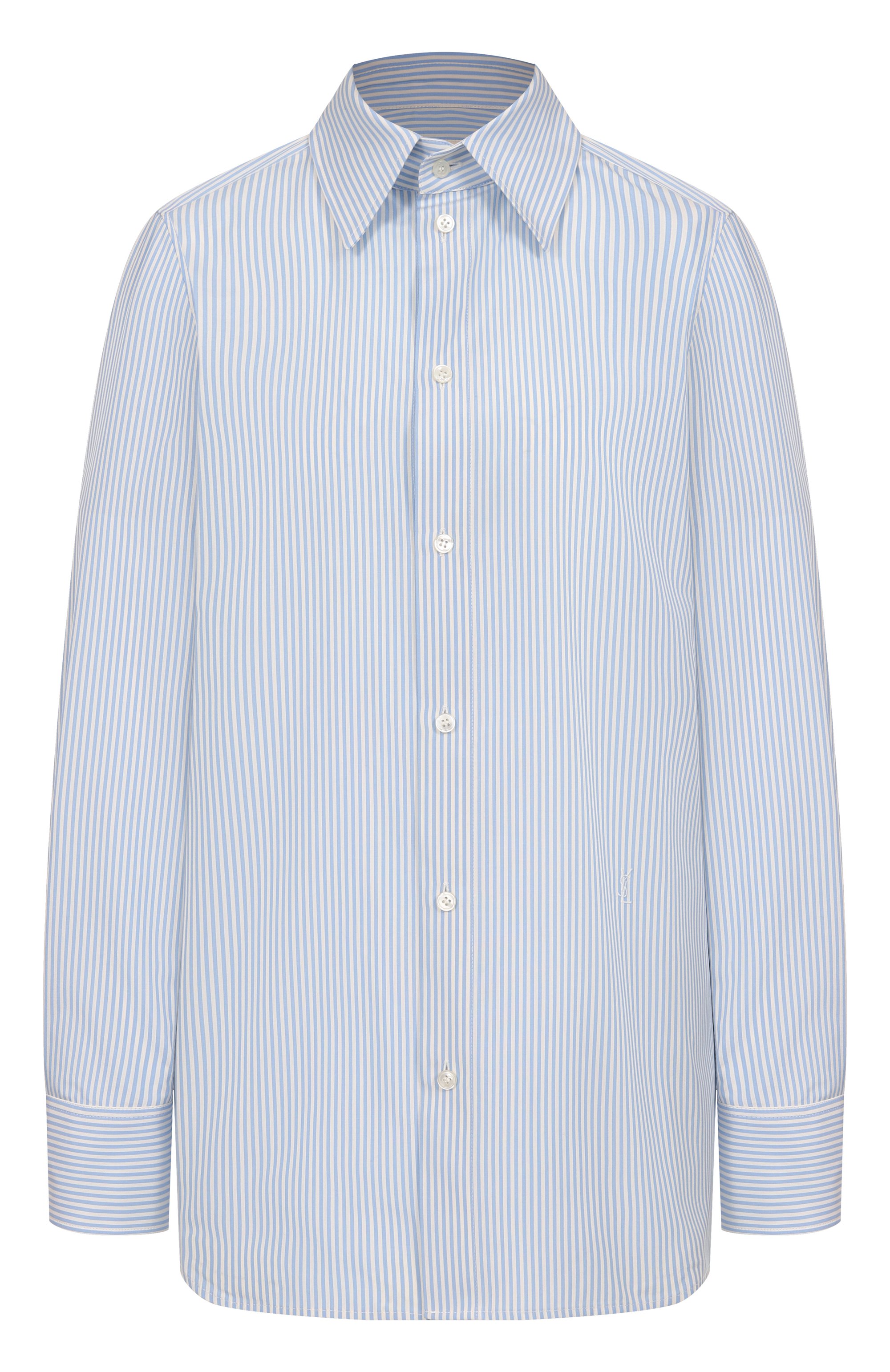 Хлопковая рубашка SAINT LAURENT, арт. 830240/Y1L12, фото 1