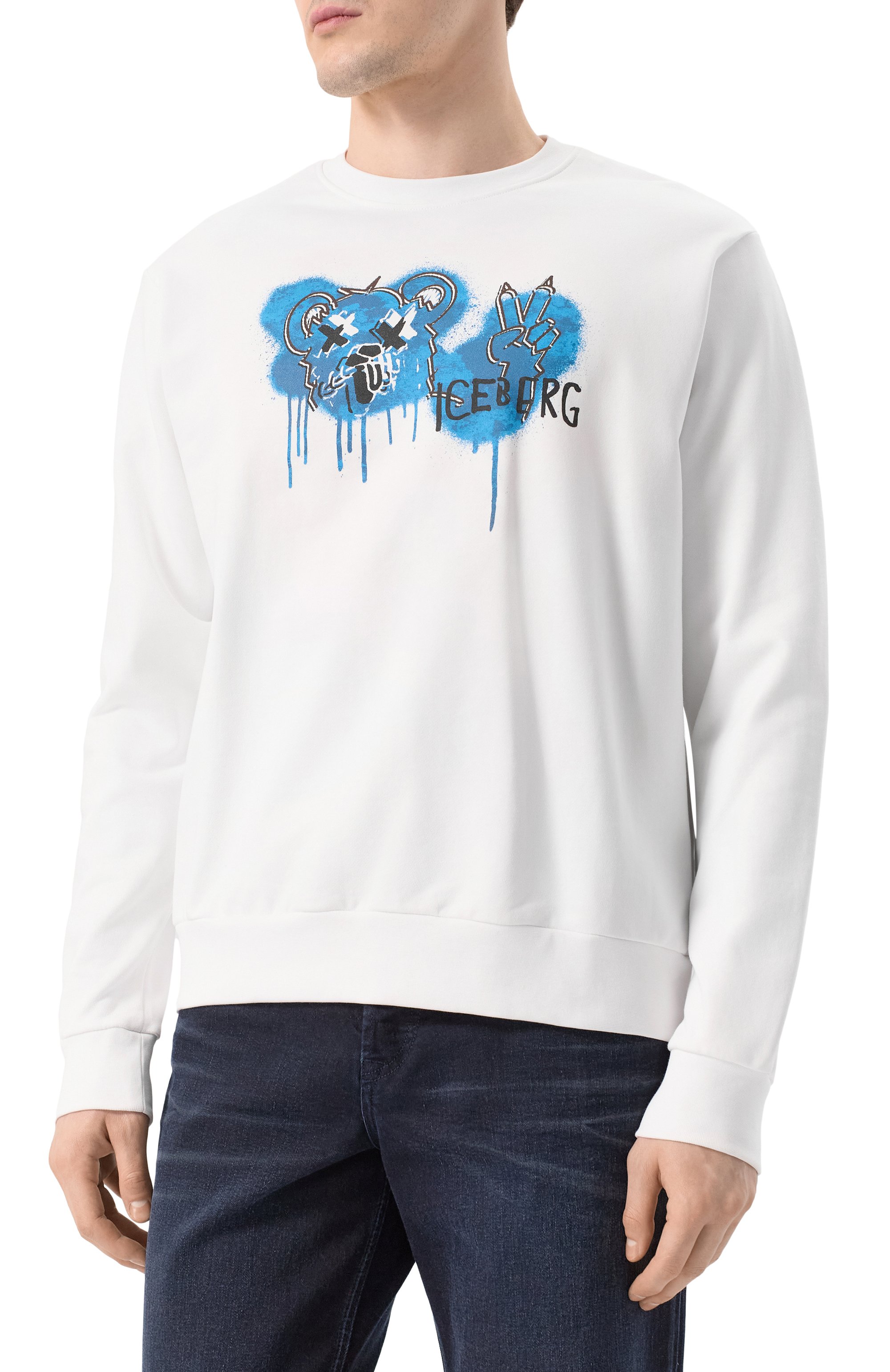 Хлопковый свитшот ICEBERG, арт. E032/6341, фото 3