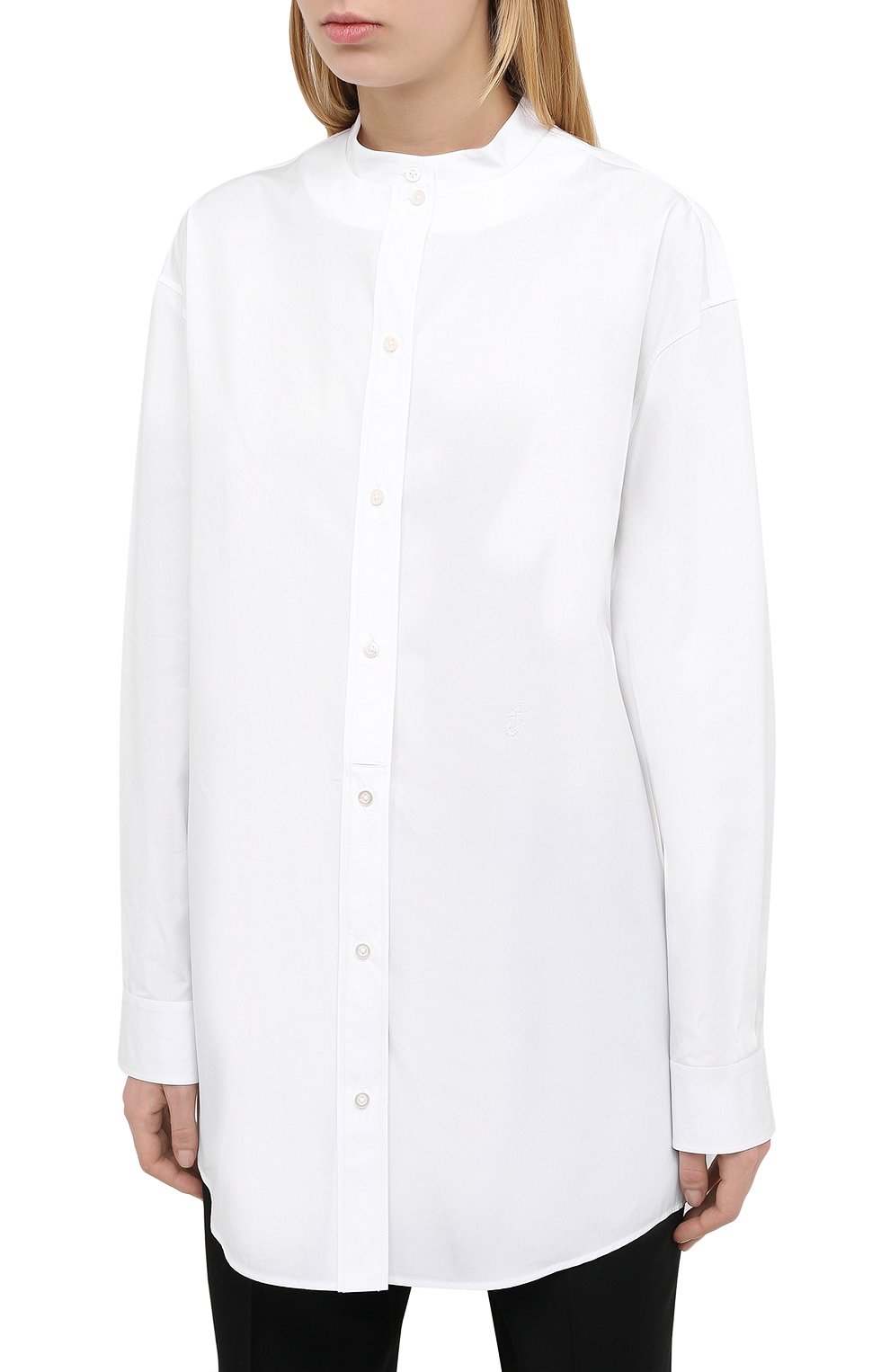 Хлопковая рубашка JIL SANDER, арт. JSX0600205-W0244300, фото 3