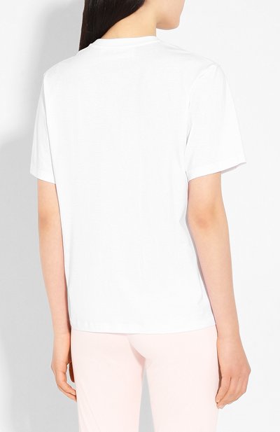 Хлопковая футболка VICTORIA, VICTORIA BECKHAM, арт. 2120JTS000450A, фото 4